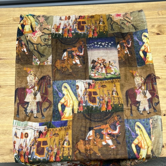 6 ft by 2 ft - Scarf 🧣/ Wrap - Multicolored - Picture 2 of 10